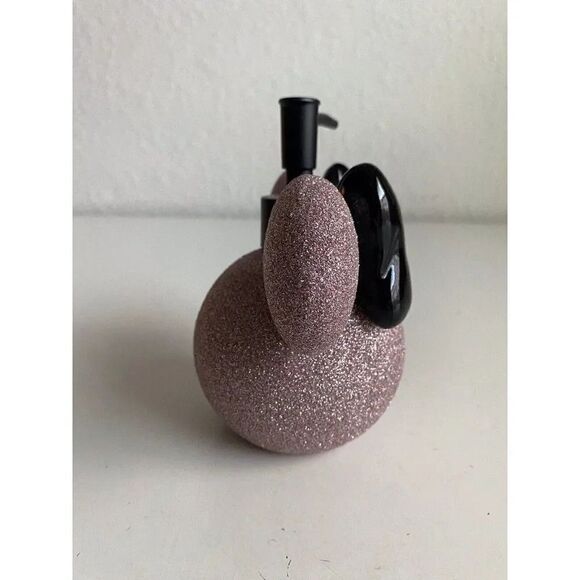 DISNEY Minnie MOUSE Rose Gold Glitter Black Ears SOAP Lotion DISPENSER With PUMP - Picture 3 of 9